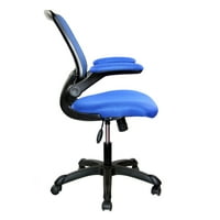 Scaun de birou, scaun de birou Aukfa Mesh Task cu brațe rabatabile, scaun de birou pentru computer cu spate Mijlociu Ergonomic,