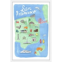 Feeric San Francisco Pictura Înrămată De Imprimare