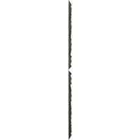 Ekena Millwork 5 8 W 5 8 h Coralie EnduraWall panou decorativ de perete 3D, oțel metalic învechit Universal