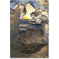 Marcă comercială Fine Art 'Through an Iceberg' Canvas Art de Michael Blanchette Photography
