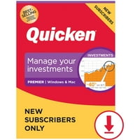 Quicken Premier nou abonat numai Finanțe personale, maximiza investițiile, abonament de 1 an