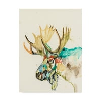Marcă comercială Artă Plastică 'Hi Fi Wildlife IV' artă pe pânză de Jennifer Goldberger
