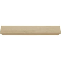 Ekena Millwork 8 W 8 H 10 ' L 3-fețe dur cedru Endurathane Fau lemn tavan grindă, pin Natural