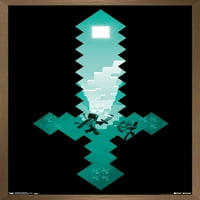 Minecraft-Diamant Sabie Poster De Perete, 22.375 34
