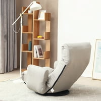 Scaun de podea Aukfa Lounge interior pentru sufragerie, Scaun de canapea Rotativ grad, scaun rotativ scaun de agrement scaun de punte,canapea de agrement