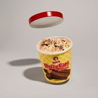 Micuța Debbie Nutty Bars înghețată, înghețată cu unt de arahide cu Fudge, halbă