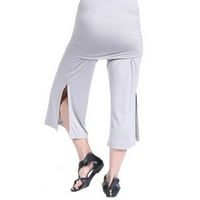 Femei Elastic talie Stretch Capri pantaloni