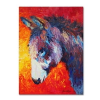 Marcă comercială Artă Plastică 'Donkey V' Canvas Art de Marion Rose