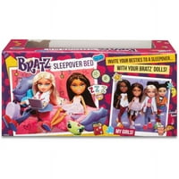 Bratz Doll Sleepover pat, mare cadou pentru copii vârstele 6, 7, 8 +
