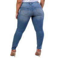 Jordache femei Mare creștere Super Skinny Jean