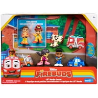 Disney Junior Firebuds, Lil Buds figuri de jucărie de colecție și autocolante pentru copii cu vârsta peste 3 ani