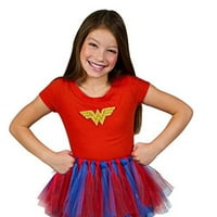 Trusa de Tutu Wonder Woman pentru copii supereroi