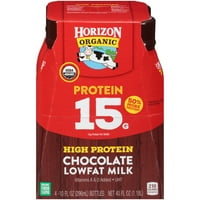 Horizon Organic Cu Conținut Ridicat De Proteine, Lapte De Ciocolată Cu Conținut Scăzut De Grăsimi, Fl. Oz., Conte